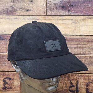 Tillak Coho Six Panel Hat Nylon 6 Panel Adjustable Clip On One Size Black Explor